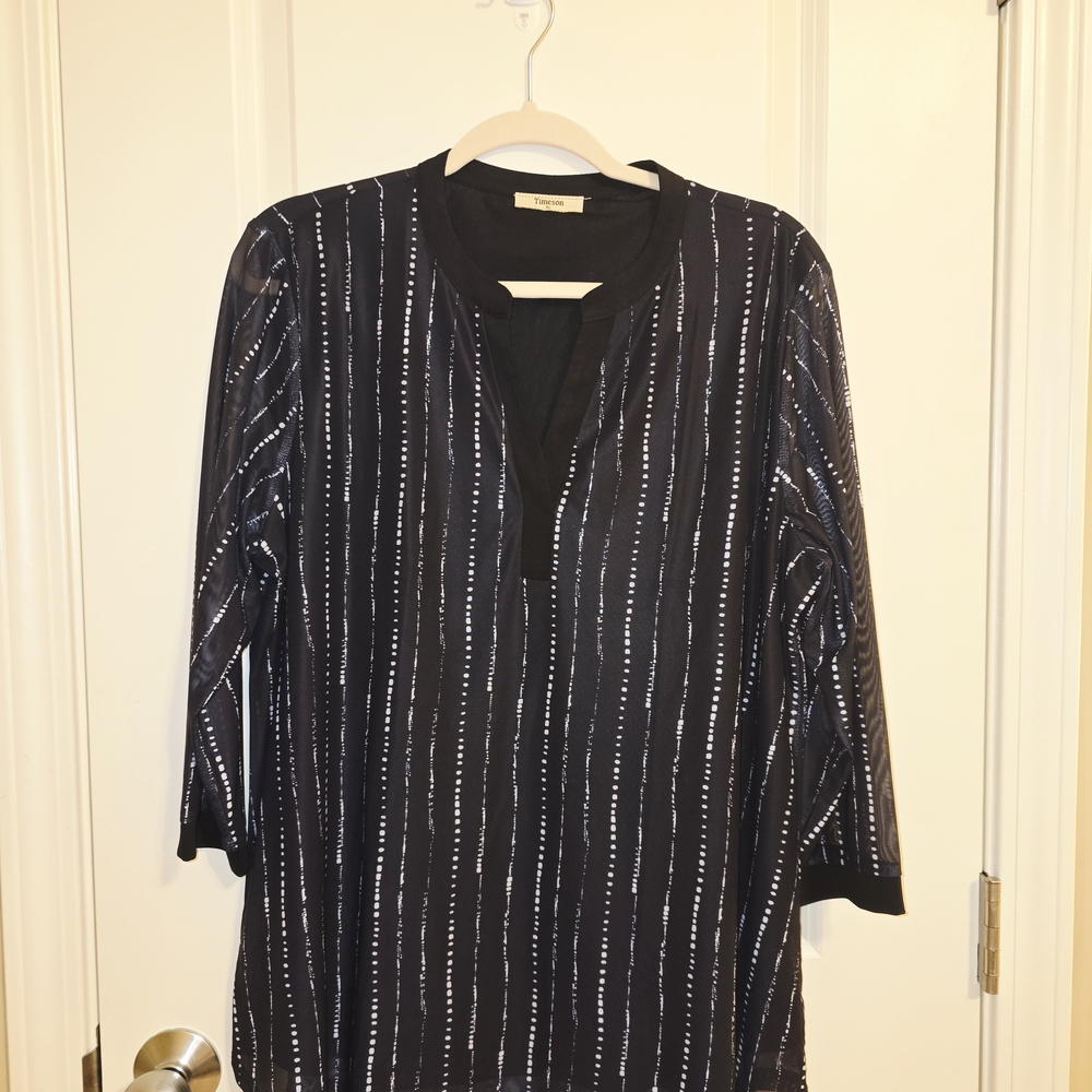 Timeson Women's 3/4 Sleeve Blouse